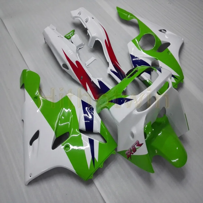 H Пользовательские мотоцикла обтекателя Для KAWASAKI ZX6R 1994 1995 1996 1997 ZX 6R+ винты+ зеленые шорты, набор для тела - Цвет: H