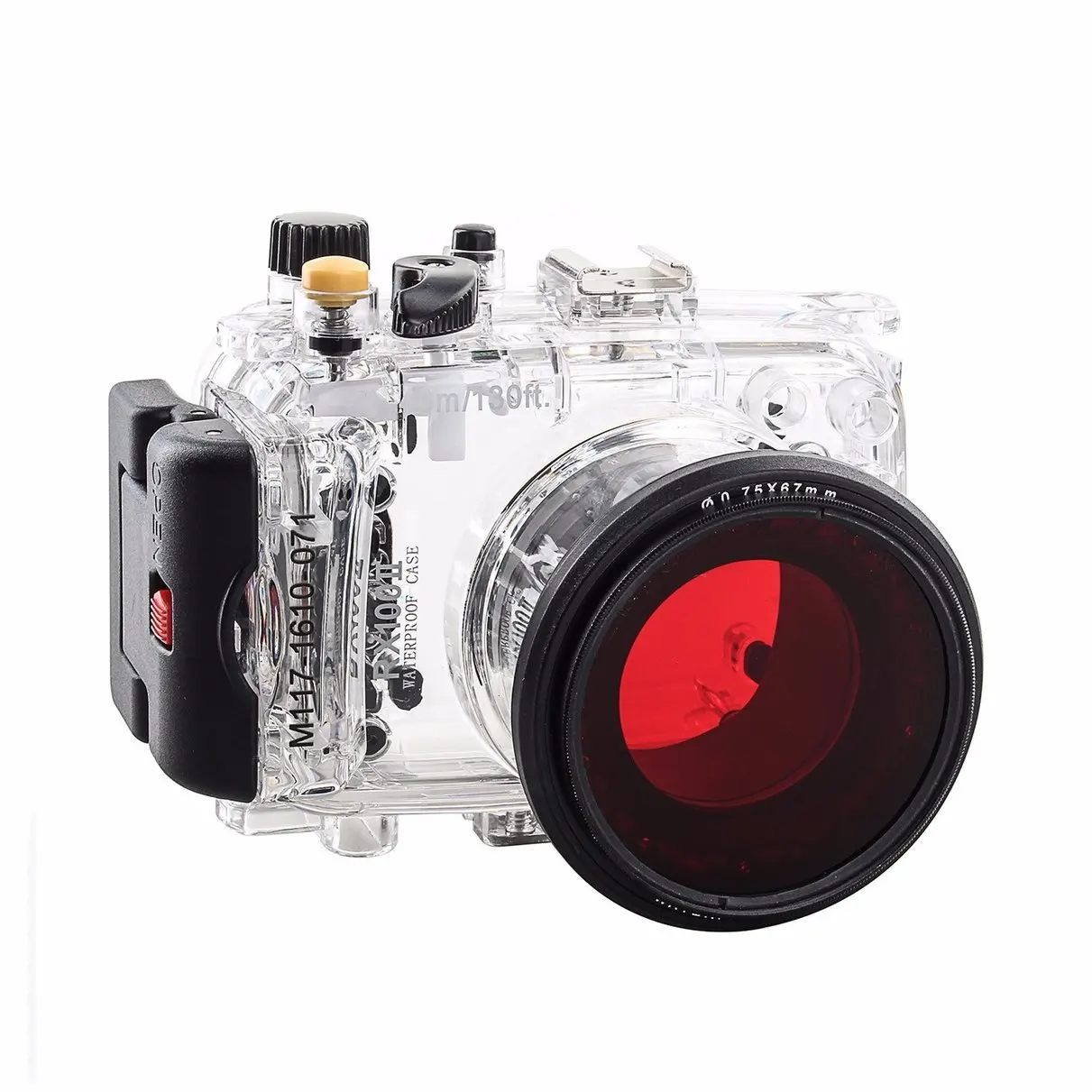 40 м 130 футов Водонепроницаемый чехол для подводной камеры дайвинга SONY RX100 ii RX100M2 + 67