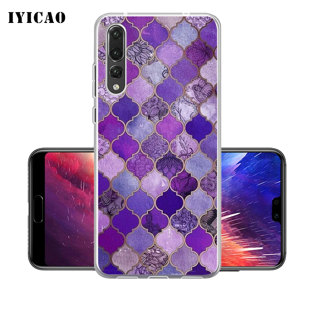 Мягкий силиконовый чехол IYICAO для Huawei P30 P20 Pro P10 P9 P8 Lite P Smart TPU | Мобильные телефоны и