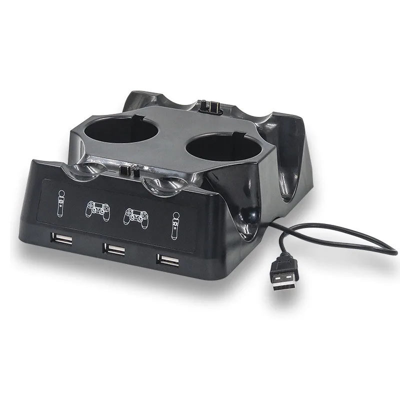 Зарядная Станция для PS Move Motion и PS4 контроллеров Playstation 4 Slim Pro зарядная подставка