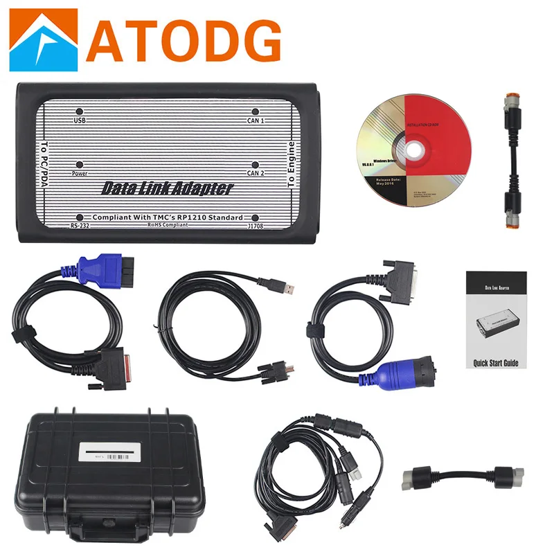 Лучше всего подходит для 6 цилиндровый Data Link Адаптер Heavy duty Полный комплект с 8