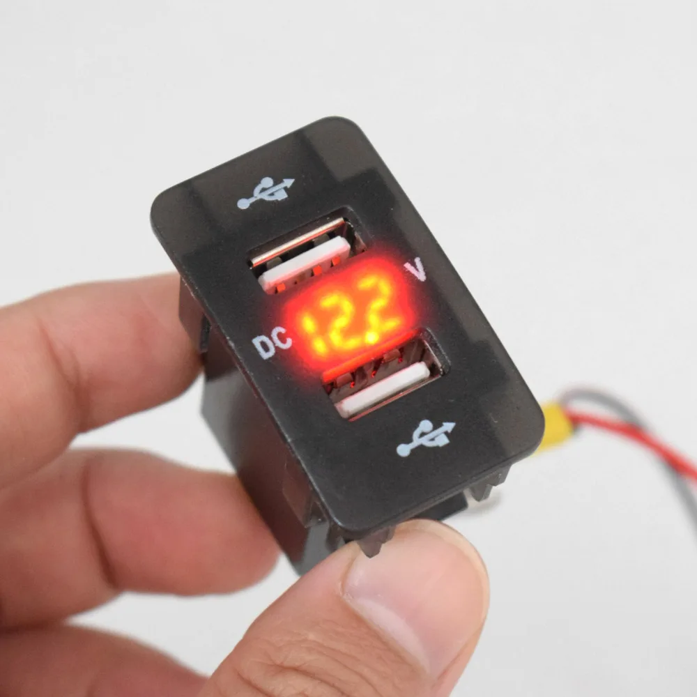 Автомобильное зарядное устройство XCGaoon 5 В 4 2 А два usb-порта светодиодный