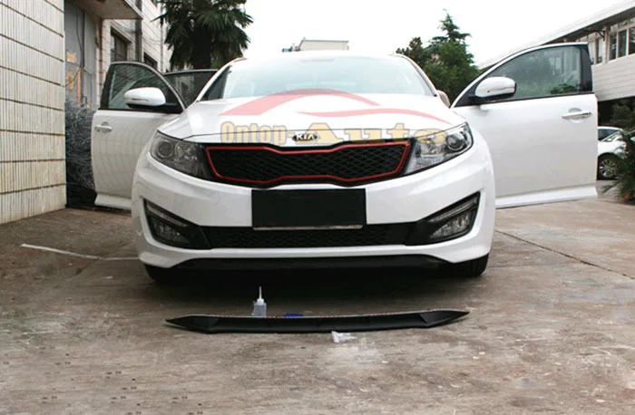 Матовый черный передний бампер Skit отделка крыла спойлера крышка губы для Kia K5 Optima