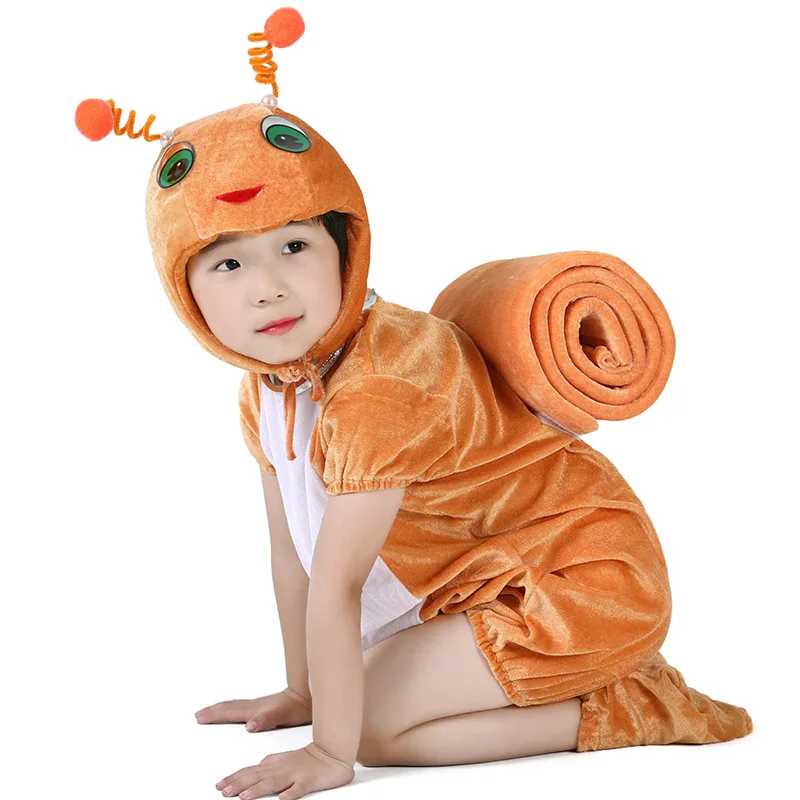 New Design Boy Girl Cute Cartoon Animal Snails Costume Cosplay Clothing For Kids Children's Costumes Carnival |