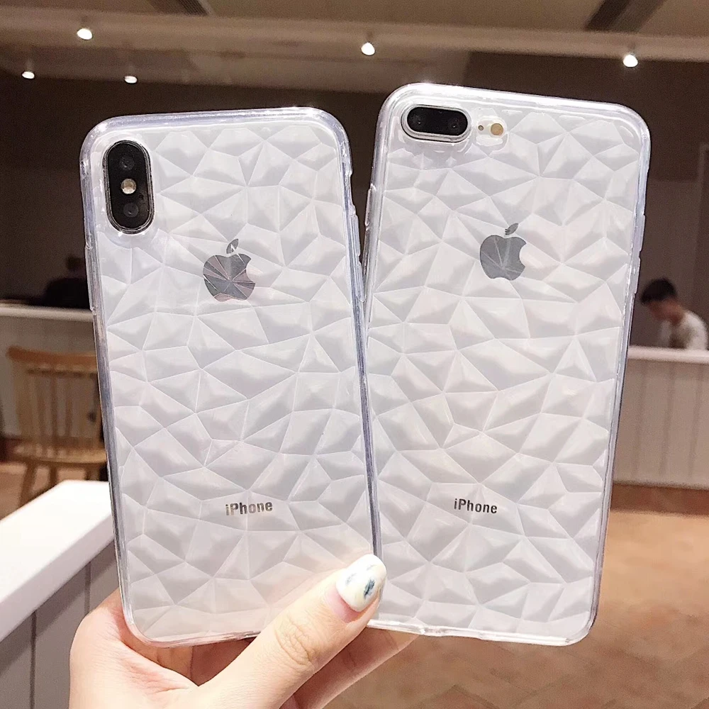 Роскошные чехлы для телефонов с 3D бриллиантами Huawei P30 Lite прозрачный силиконовый