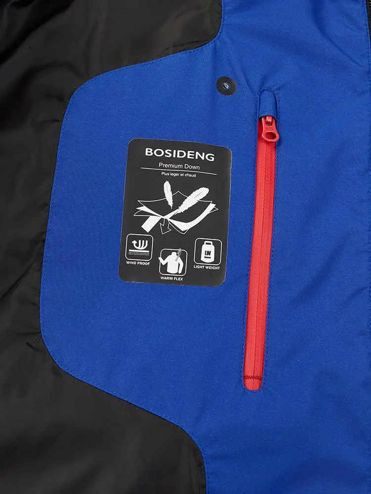 BOSIDENG мужской длинный толстый пуховик с капюшоном холодная зимняя модная куртка