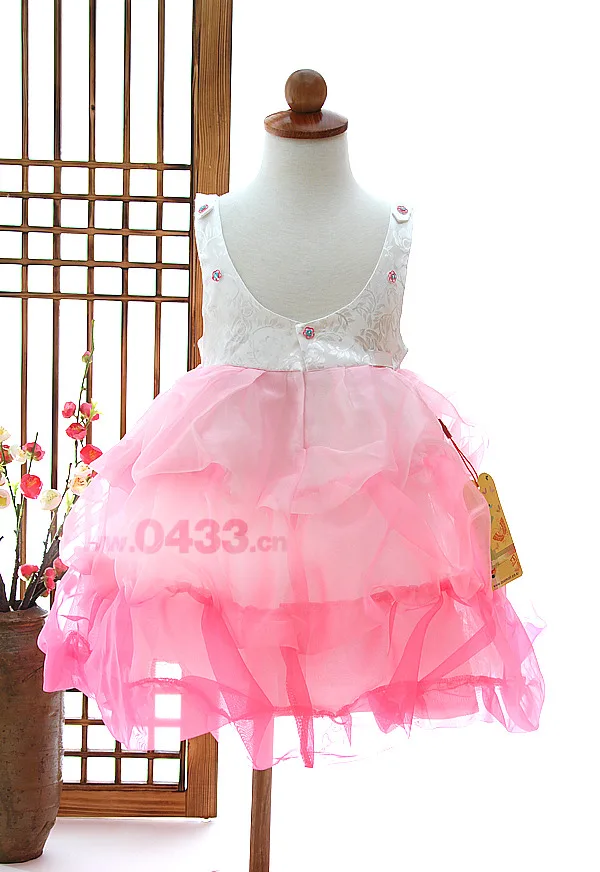 Girls Tutu Dress Princess Flower Girl Wedding Birthday Party Kids Dresses Korea Traditional Hanbok for Children |