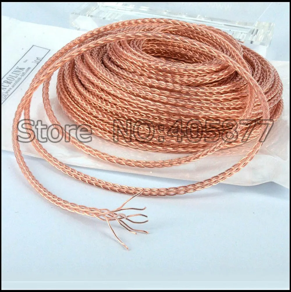 1 метр OCC 8-Core Pure Copper Bulk Cable для HiFi кабель наушников Сделай Сам Audio | Электроника