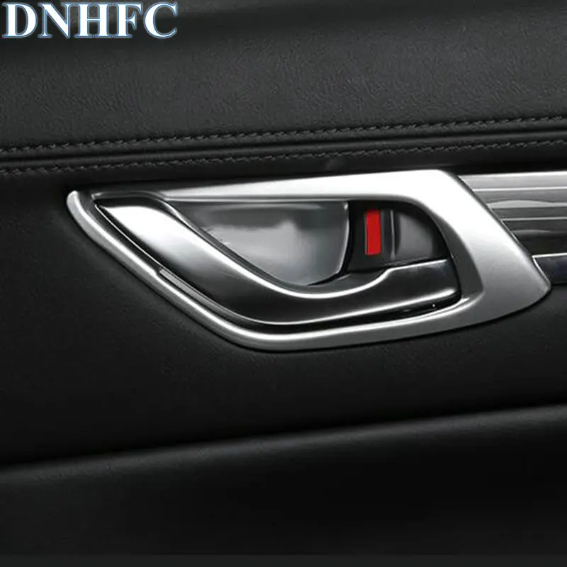 

DNHFC Interior door handle switch decorates sequins LHD For MAZDA CX-5 CX5 KF 2nd Generation 2017 2018 Car Styling