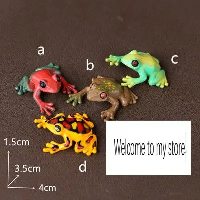 

co-friendly pvc figure frog 4pcs/set