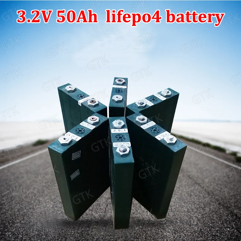 Фото 4 шт. 3 2 В 50 А · ч lifepo4 элементы 55 перезаряжаемый аккумулятор для самостоятельной