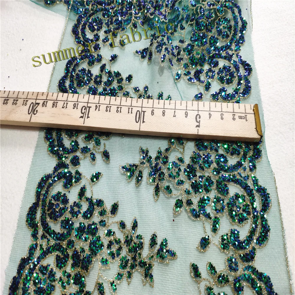 10 yards French Nigerian Lace fabric 2019 High Quality lace trim glitter Tulle African Laces Fabric | Дом и сад