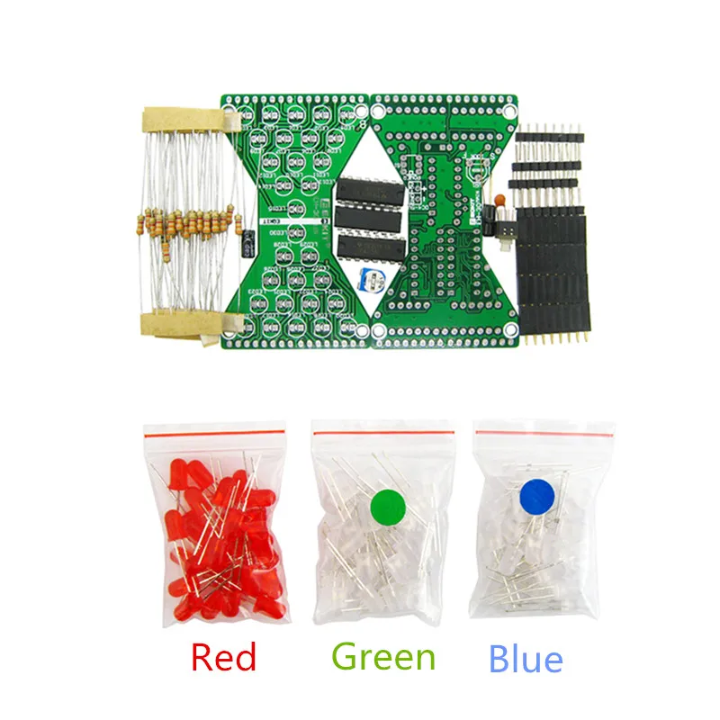 Электронные песочные часы DIY Kit Забавные электрические с регулируемой скоростью