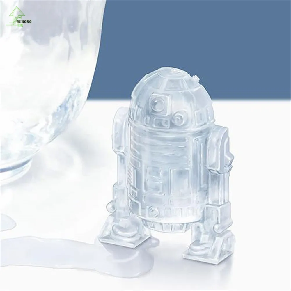 Yi Hong Star Wars r2d2 Робот Силиконовые Ice Cube лоток Шоколад Плесень Кухня Интимные