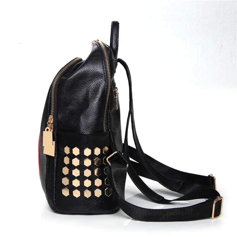 MYNOS роскошный брендовый дизайнерский женский кожаный рюкзак повседневный Сумка