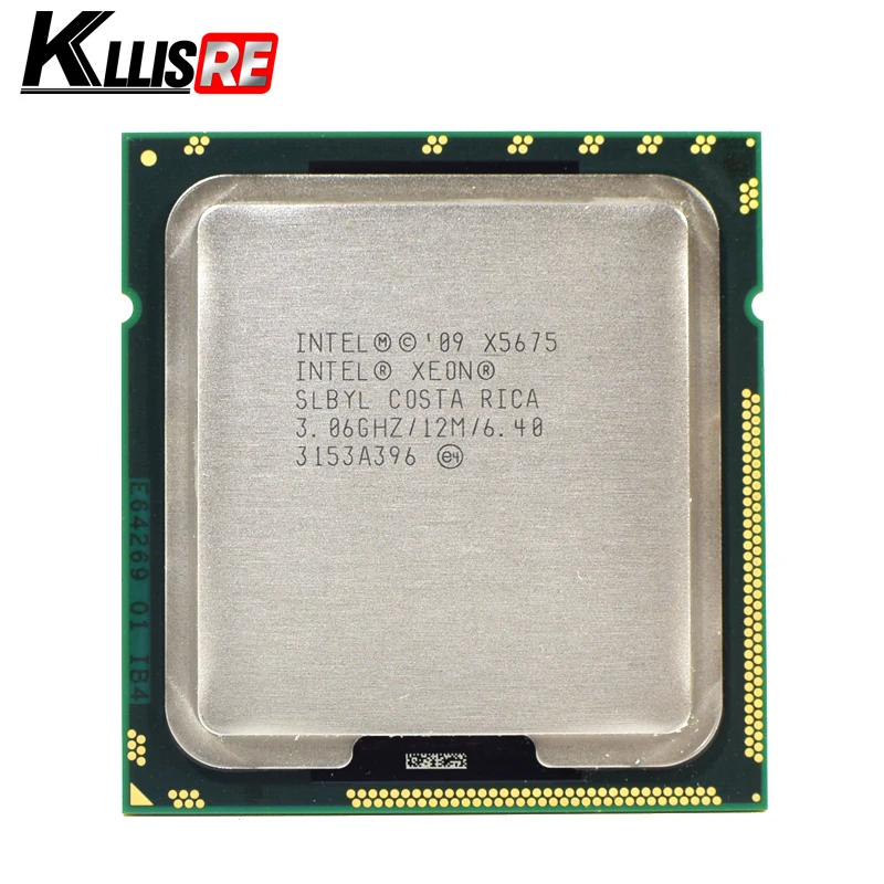 Intel Xeon X5675 3,06 ГГц 12 м кэш шестигранный 6 шестиядерный процессор LGA1366 SLBYL Кол-во: 1