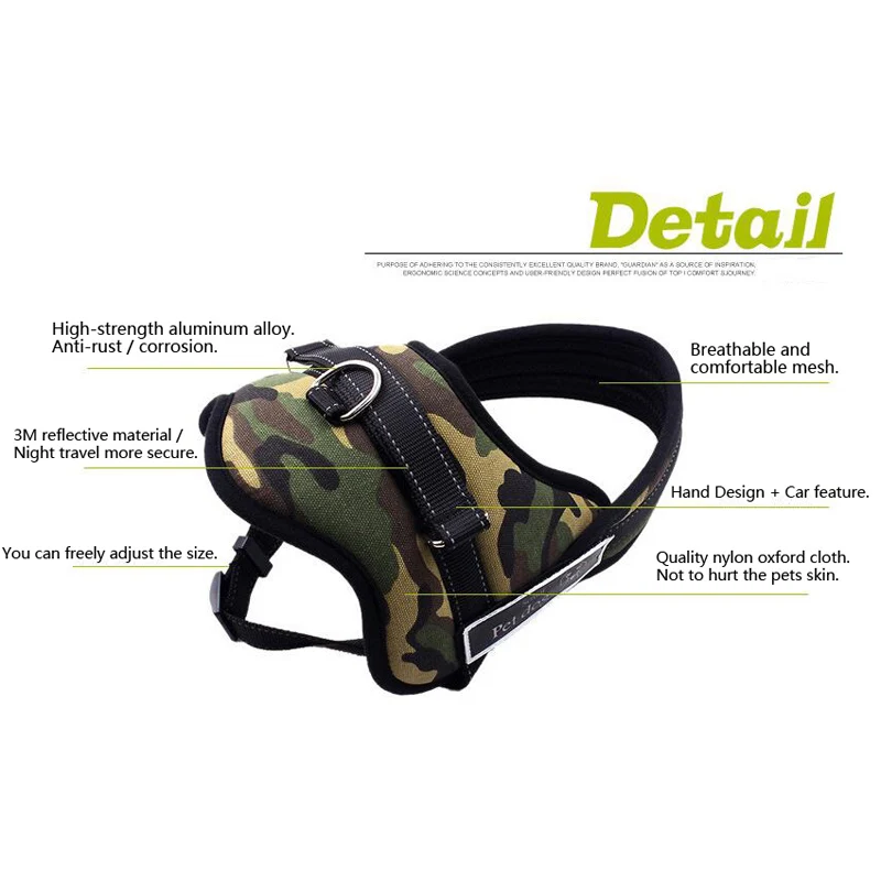 Удобная мягкая воздухопроницаемая шлейка для собак жилет светоотражающий