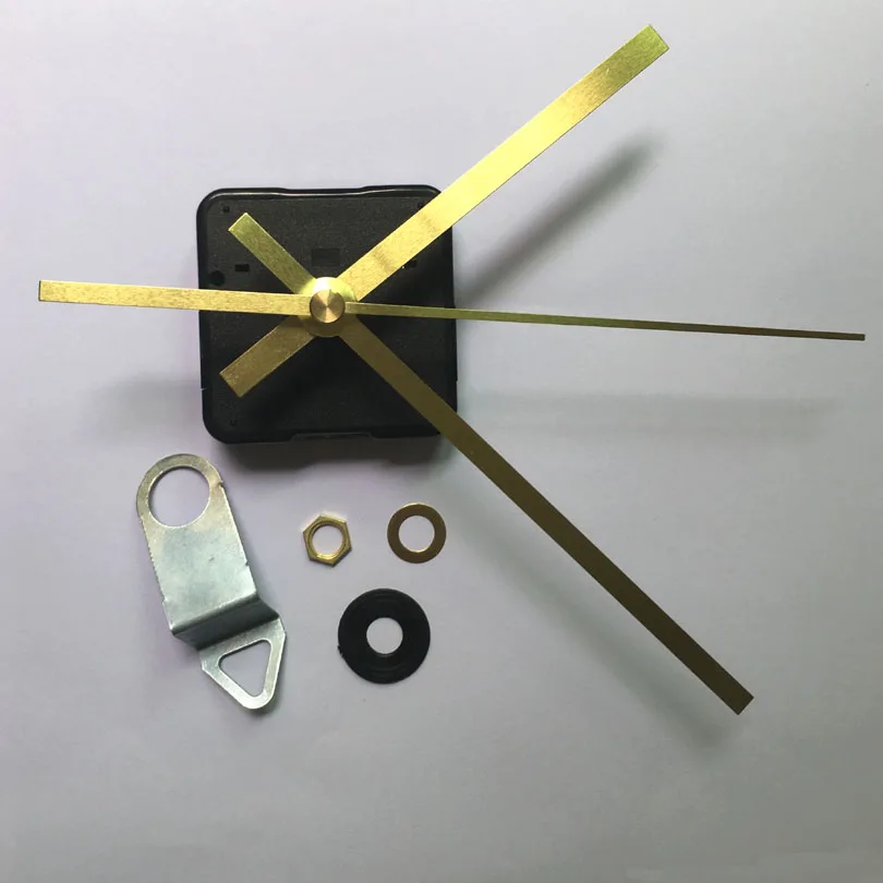 5 комплектов кварцевые часы с золотым циферблатом 20 мм JX070|clock movement|quartz clock movementclock