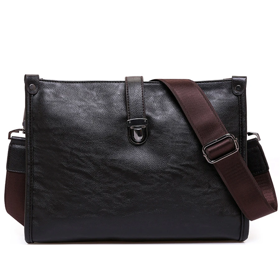 Натуральная кожа мужские сумки через плечо Винтаж Мужчины Сумка Англия Стиль