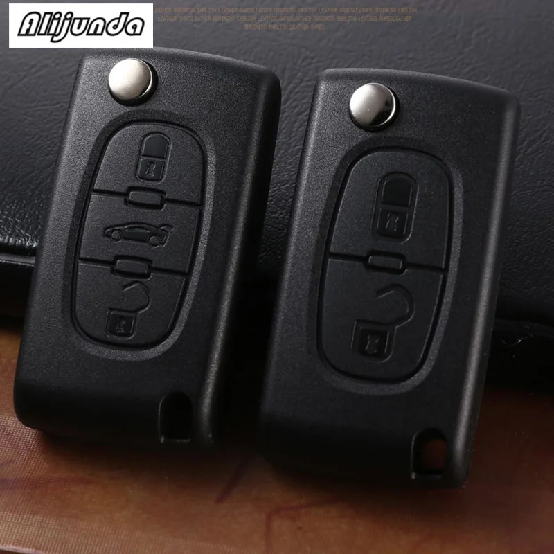 Действительно кожаная сумка для ключей автомобильная Peugeot 206 207 307 407 308 607 Citroen C2 C3 C4
