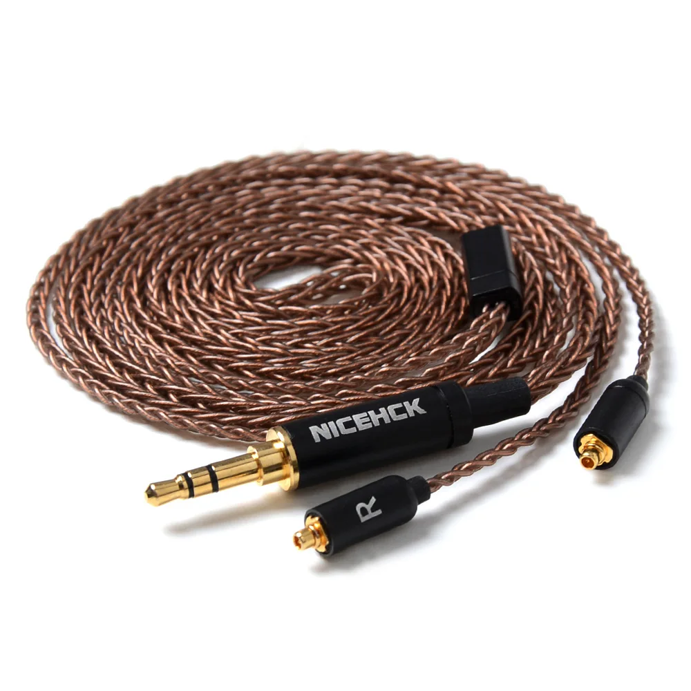 NiceHCK 8 Core 6N GC OCC SingleCrystal медный кабель MMCX/2Pin 3 5/2 5/4 4 мм сбалансированный для LZ A7 ST10S NX7
