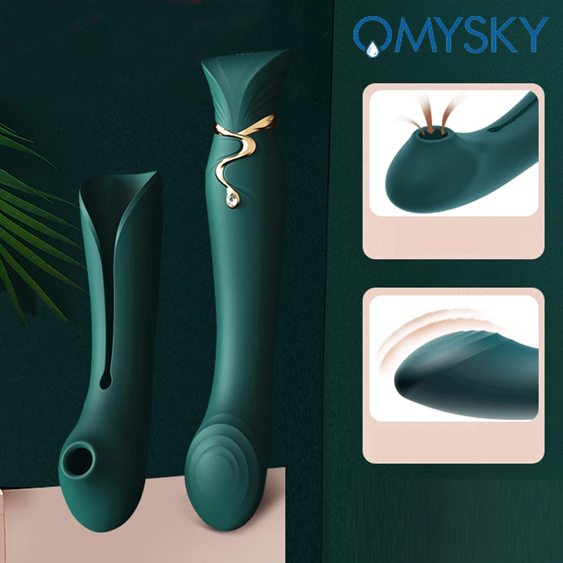 Омиский сосательный фаллоимитатор вибратор секс игрушки для женщин массажер