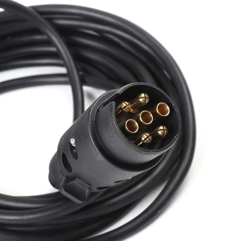 12 V 7 Pin пластиковый прицеп мужские вилки с 6 M pin прямой кабель для лодки караван
