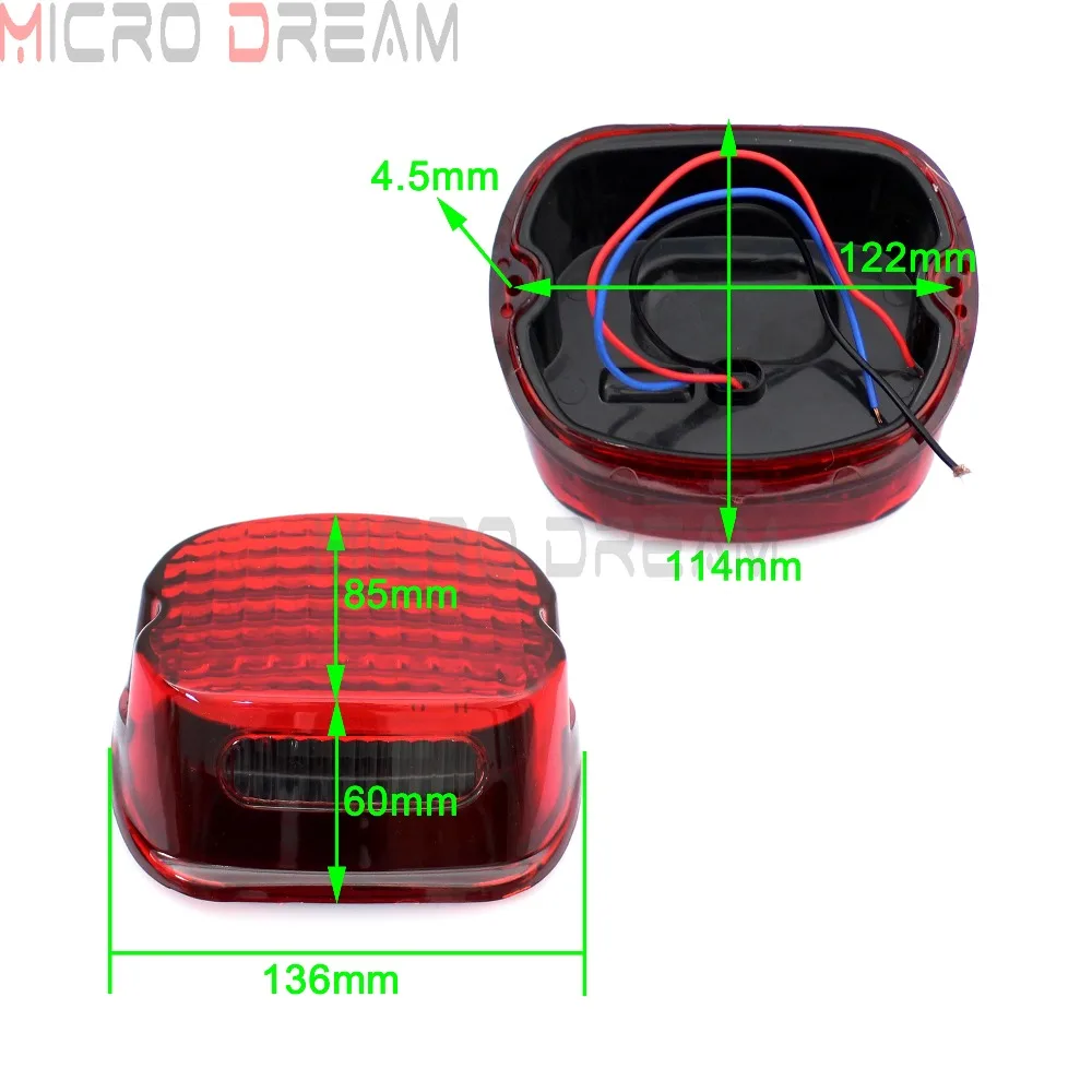 Задний фонарь для мотоцикла светодиодный стоп-сигнал 12 В с номерным знаком Harley