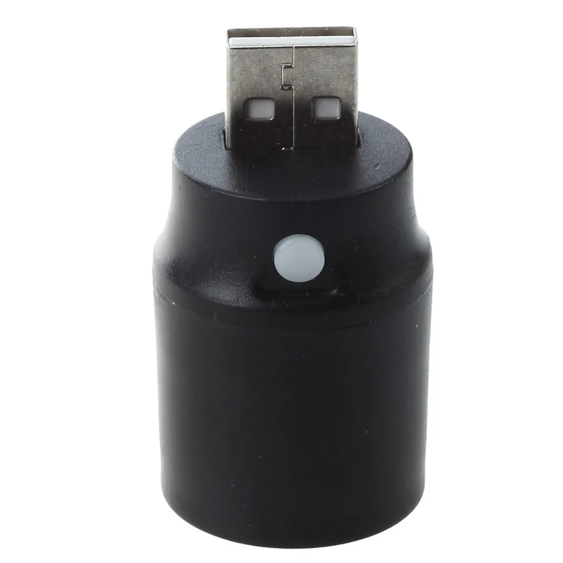 Черный пластиковый белый светильник кнопка нажатия USB светодиодный фонарь