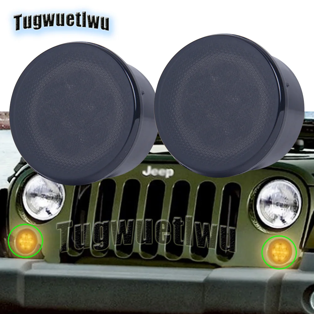 7-дюймовые светодиодные фары DRL поворотные Сигнальные огни для land rover defender Fender Flares