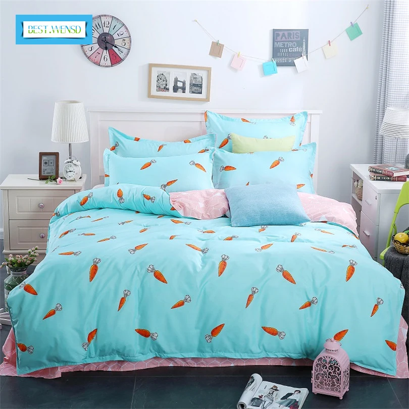 Постельное белье BEST.WENSD для всей семьи 100% хлопок высокое качество подводный мир