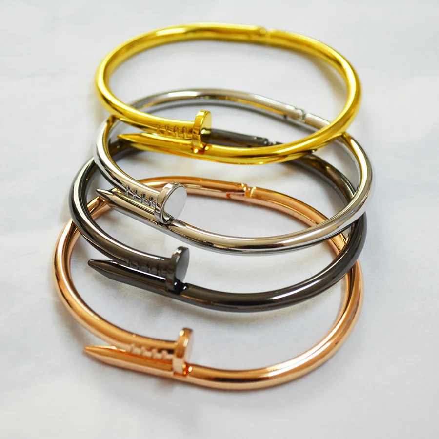 2018 модные популярные Jewelry Шурупы Ногтей Браслет-манжета и Браслеты для Для женщин