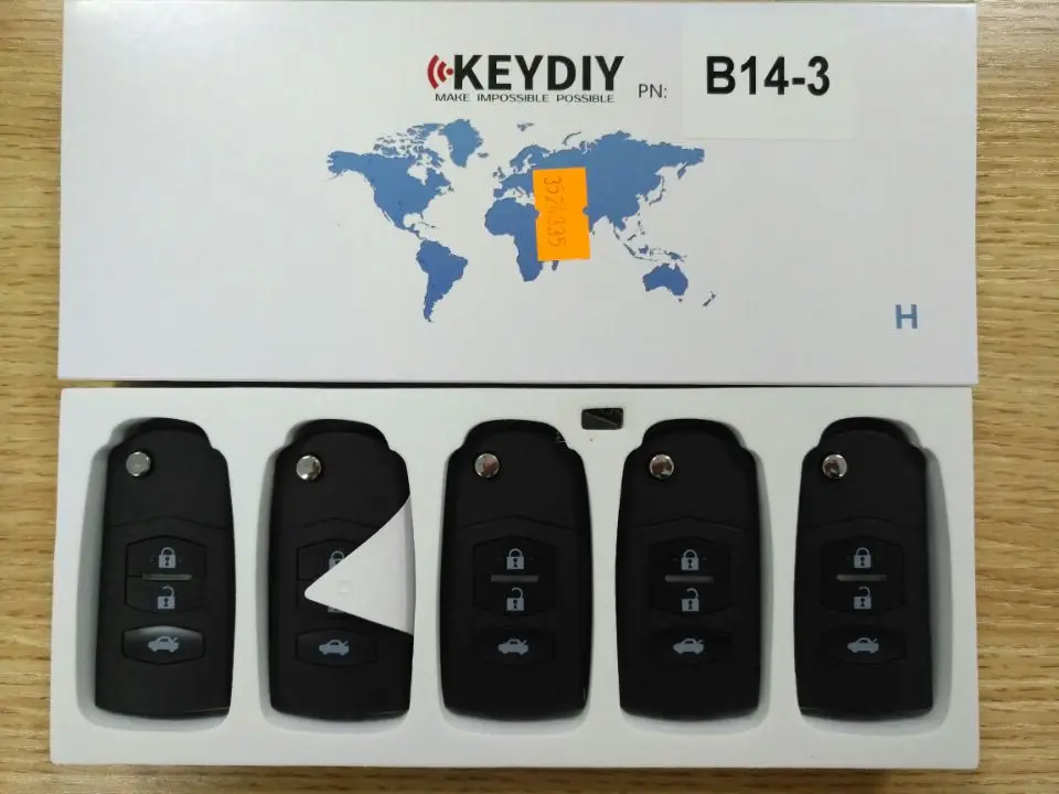5 шт. оригинальный keydiy B14-3 пульт дистанционного управления для kd машины KD900/KD900 +