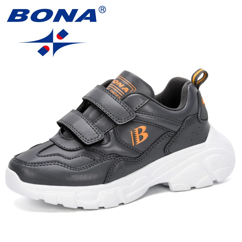 

BONA 2019 Spring Autumn Children Shoes Boys Girls Sports Shoes Fashion Brand Casual Breathable Outdoor Kids Sneakers Trendy Shoe
