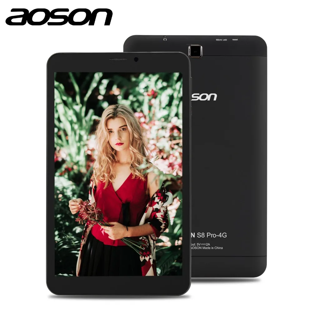 Распродажа! AOSON 8 дюймов 4G LTE телефонные звонки планшеты 800*1280 HD ips MTK8735B