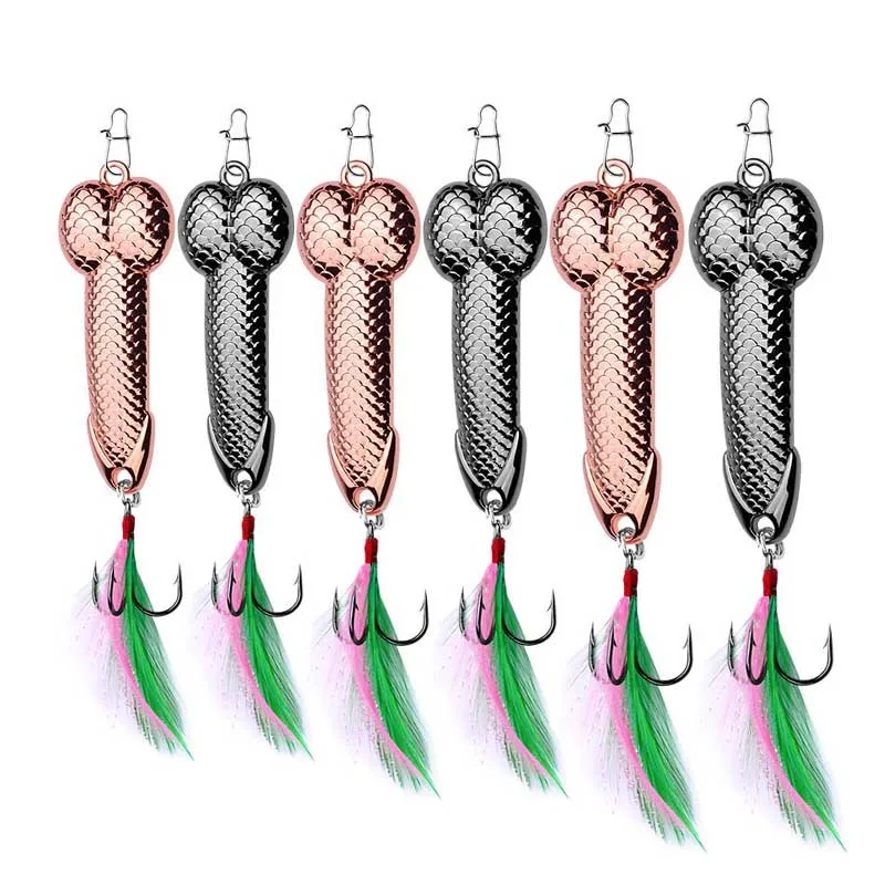 Спиннер рыболовные приманки металлическая джиг приманка литой грузил с пером
