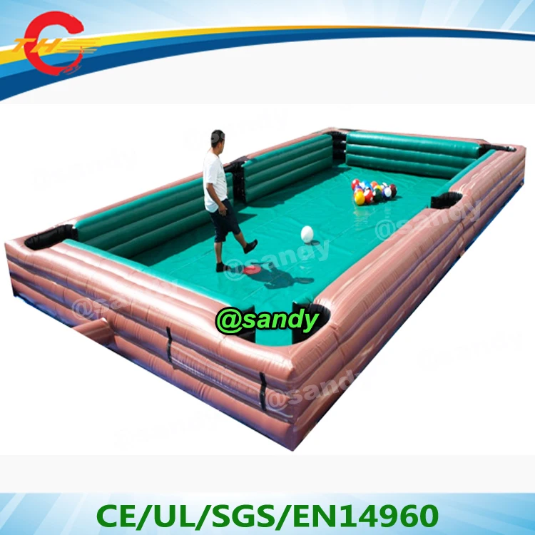 Бесплатная доставка по воздуху коммерческий гигантский надувной бассейн snookball