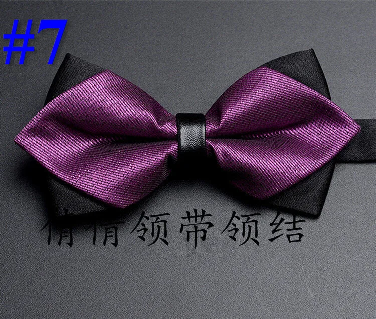 Модные 2-тон Bow Tie сетки Для мужчин и Для женщин смокинг общие вечеринку Галстуки бабочка бабочкой 30 Цвет, 100 шт
