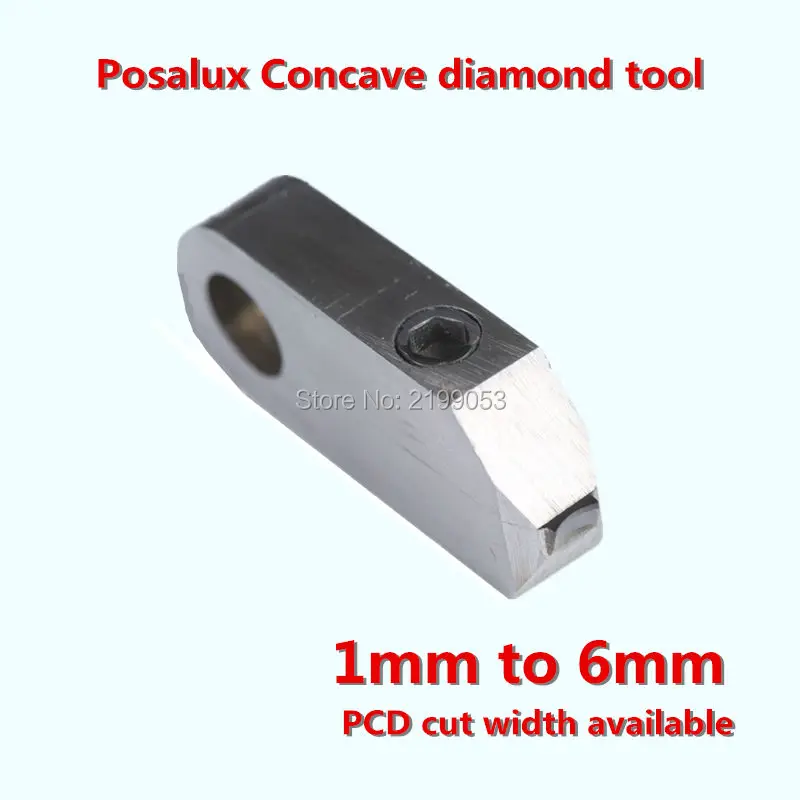 Полированный бриллиантовый инструмент с вогнутой формой PCD наконечник Posalux