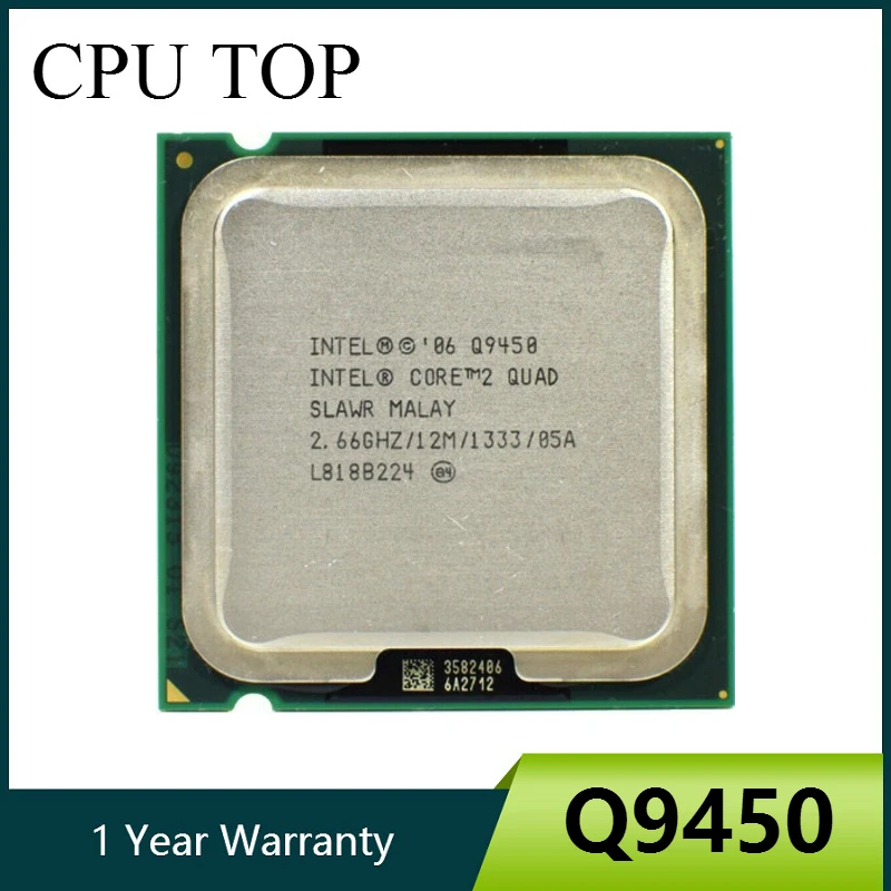 Процессор Intel Core 2 Quad Q9450 66 ГГц 12 МБ 1333 МГц LGA 775|lga 775 cpu|775 cpucore quad |
