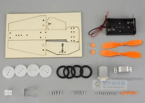 DIY деревянный маленький самолет электрическая энергия преобразована в