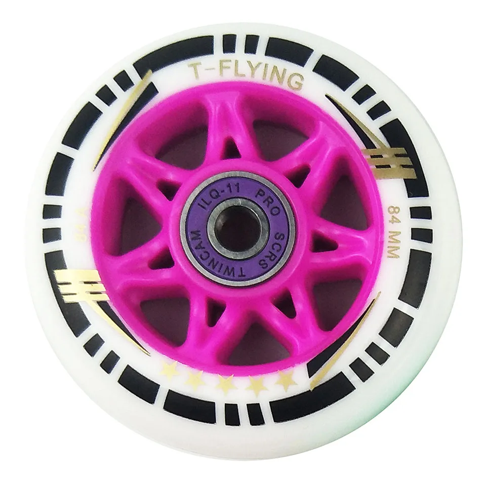 Model1 8 wheels set 84 мм колеса 84A 8 шт./лот профессиональные скоростные колеса для катания на роликах колеса для гонок - Цвет: Model1 8 wheels set