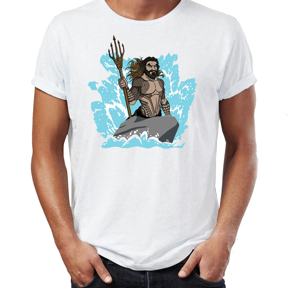Мужская футболка The Little Merman Aquaman забавная удивительная с рисунком|Мужские