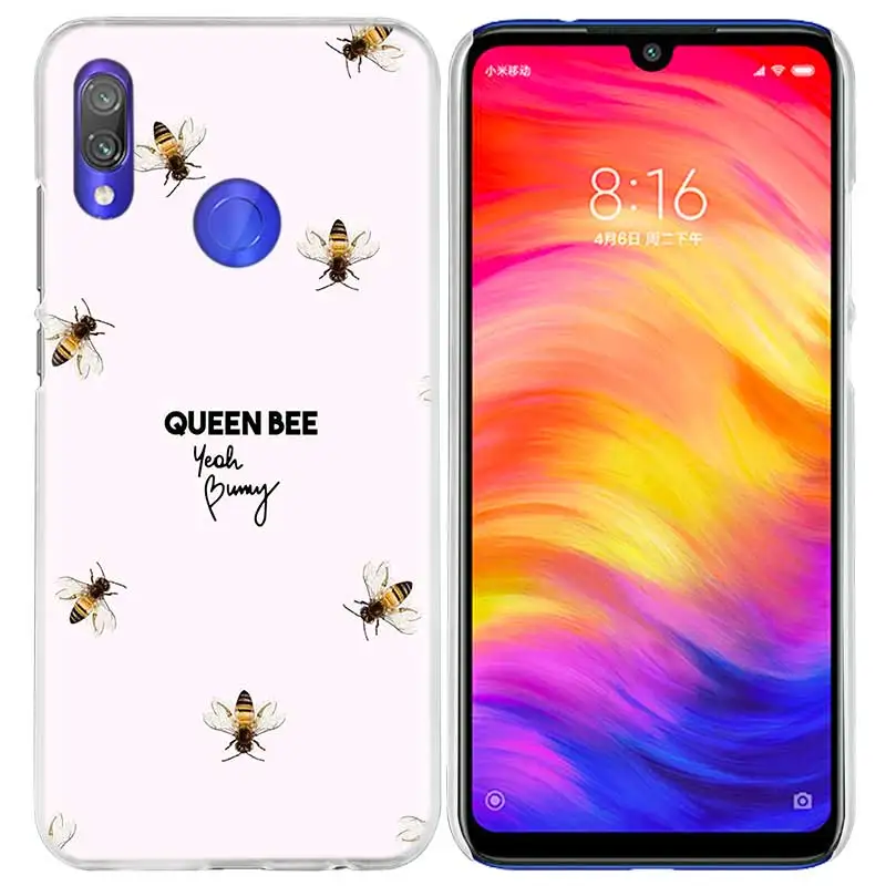Чехол с Пчелой золотым медом для Xiao mi Red mi Go Note 7 6 6A Pro S2 5 5A 4X mi A1 A2 9 mi x 3 5G 8 lite Play F1 жесткий чехол для телефона