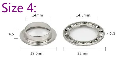 Silver inner 14mm 100 шт. внутренний диаметр. 6/9/14 мм цвет серебро/золото металлические медные кольца с горным хрусталем для одежды сумка обувь, одежда аксессуары петлевые стропы - Цвет: Silver inner 14mm