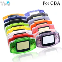 yuxi plastic housing shell clear case cover replacement for gameboy advance gba console with screws buttons