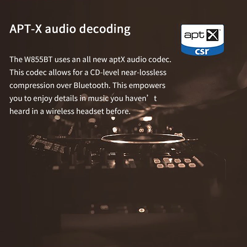EDIFIER W855BT Bluetooth гарнитура NFC сопряжения и поддержка aptX удобно на наушнике вызовов