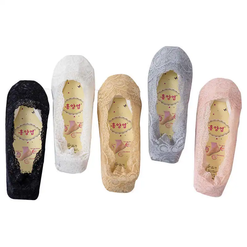 10 пар модные женские летние кружевные короткие носки с цветами