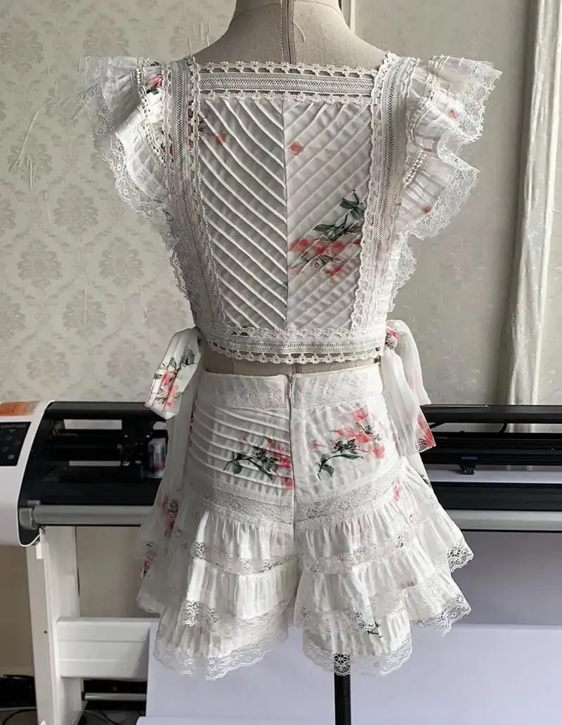 Новое поступление богемный Женский комплект из 2 предметов сексуальный топ с