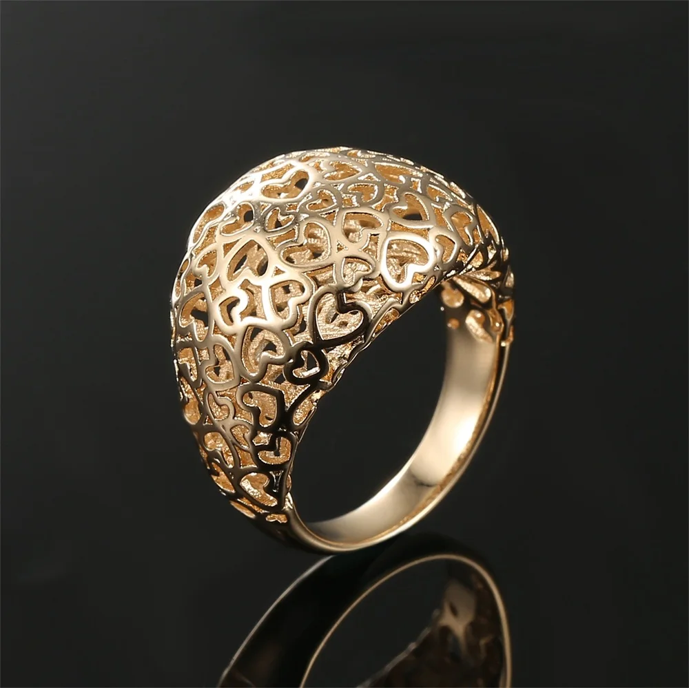 Cremo Rings For Women 3-Dimensional Hollow Heart-Shaped Fashion Jewelry Bijoux Femme Personalized Design New Wedding Gift Anillo | Украшения